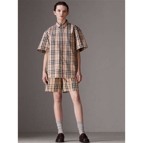 gosha burberry shirt short sleeve|Burberry x Gosha Rubchinskiy Men’s Oversized Short Sleeve .